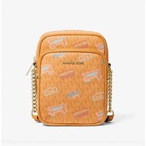 Michael Kors NWT Jet Set Orange Crossbody Bag (C)